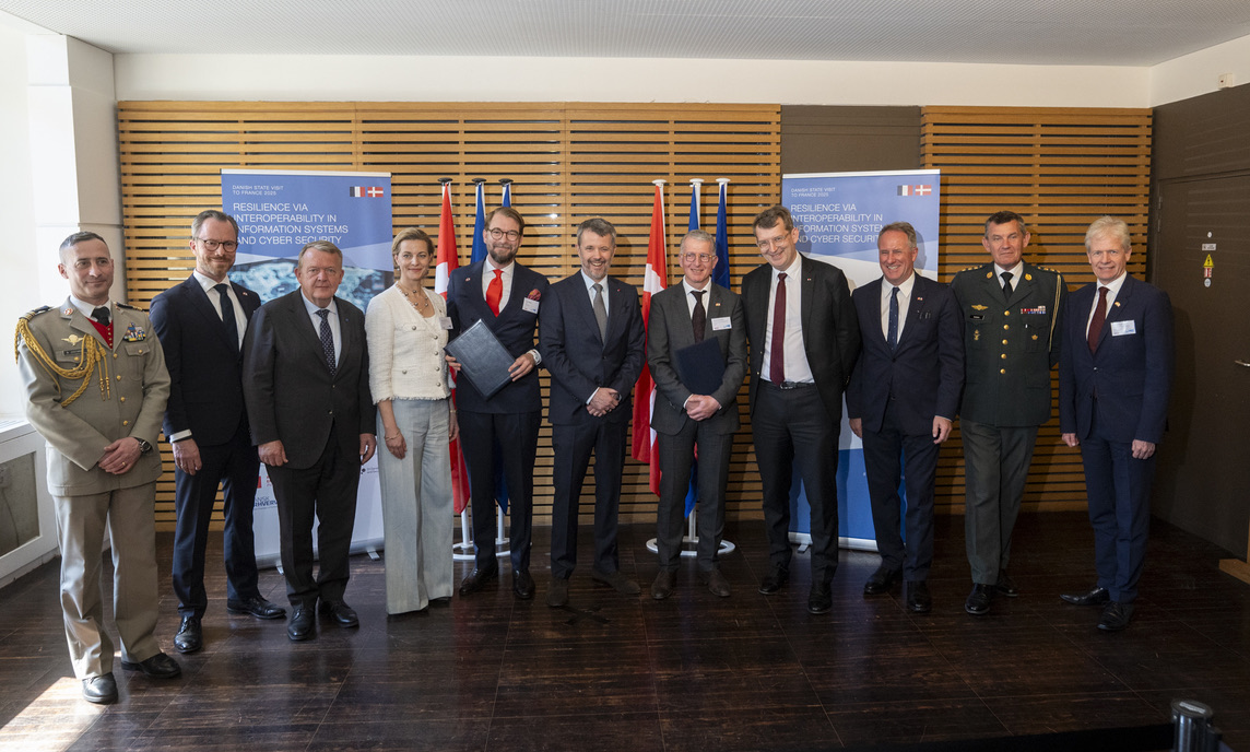 Officielt delegationsfoto om Danmark, Europa og industriel modstandsdygtighed